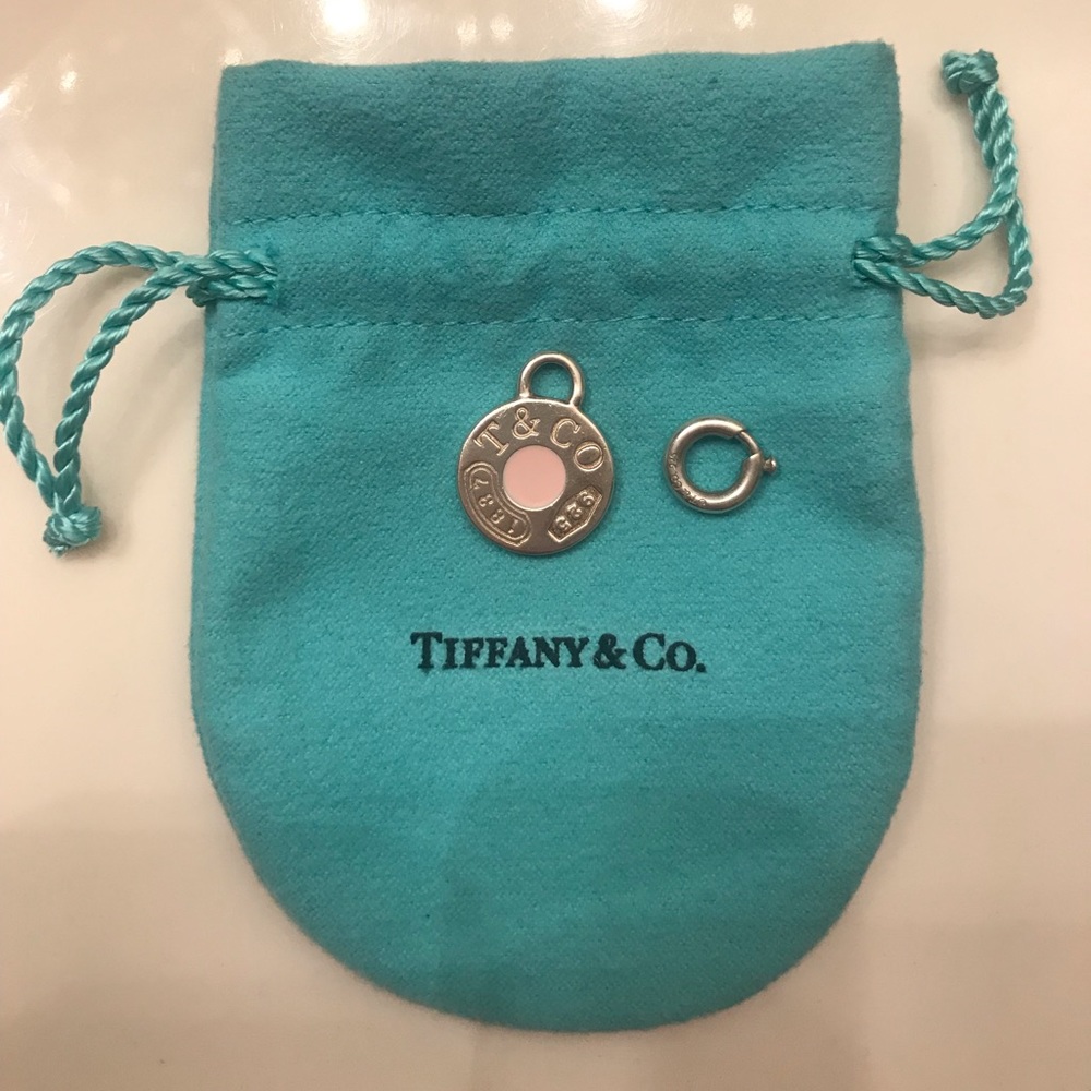 Tiffany & Co round enamel charm ⭐️ retired ⭐️